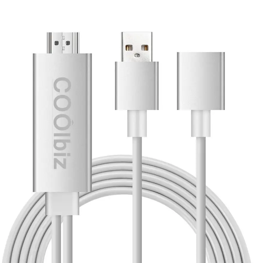 2017 XinSiLu Lightning-HDMI адаптер 1080P Lightning Кабельный для iPhone iPad JU15 Прямая поставка |