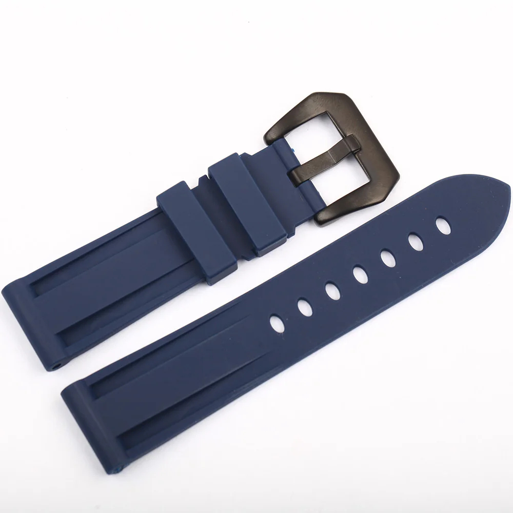 Men's 22mm 24mm 26mm Rubber Watch Band Waterproof Watch Silicone Watch Strap for Seven Friday Panerai Watchband enlarge