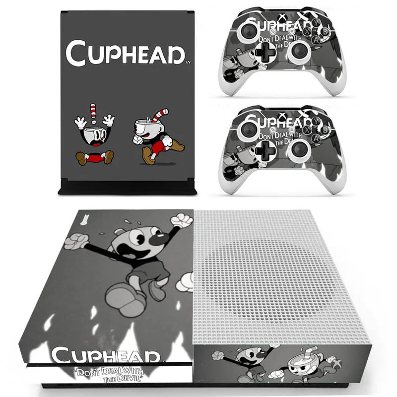 S-1181 Cuphead Vinly кожи Стикеры наклейки для xbox один с консоли с двумя Беспроводной контроллер кожа - Цвет: S-1181