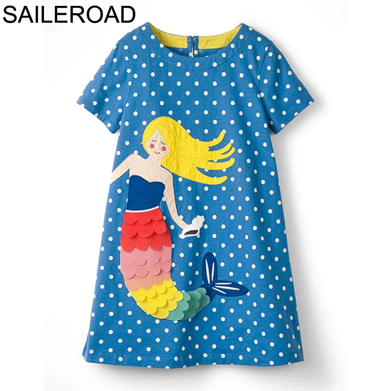 SAILEROAD/Детские платья для девочек; костюм собаки; платье для маленьких девочек с блестками; Vestidos; детское летнее платье для девочек; одежда