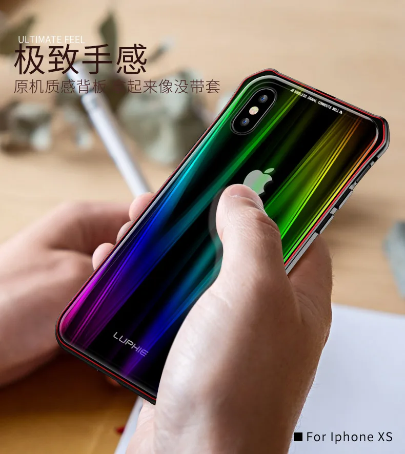 Магнитный чехол для iPhone X, XR, XS, MAX, металлический, закаленное стекло, задняя крышка, магнит, чехол s, для iPhone 7, 8, 7 Plus,/8 Plus, чехол, металлический бампер