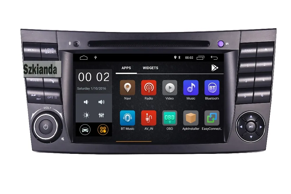 Новейший Android 9,0 ips Сенсорный автомобильный dvd-плеер с экраном для Mercedes Benz E-Class W211 E200 E220 E300 E350 четырехъядерный Wifi радио