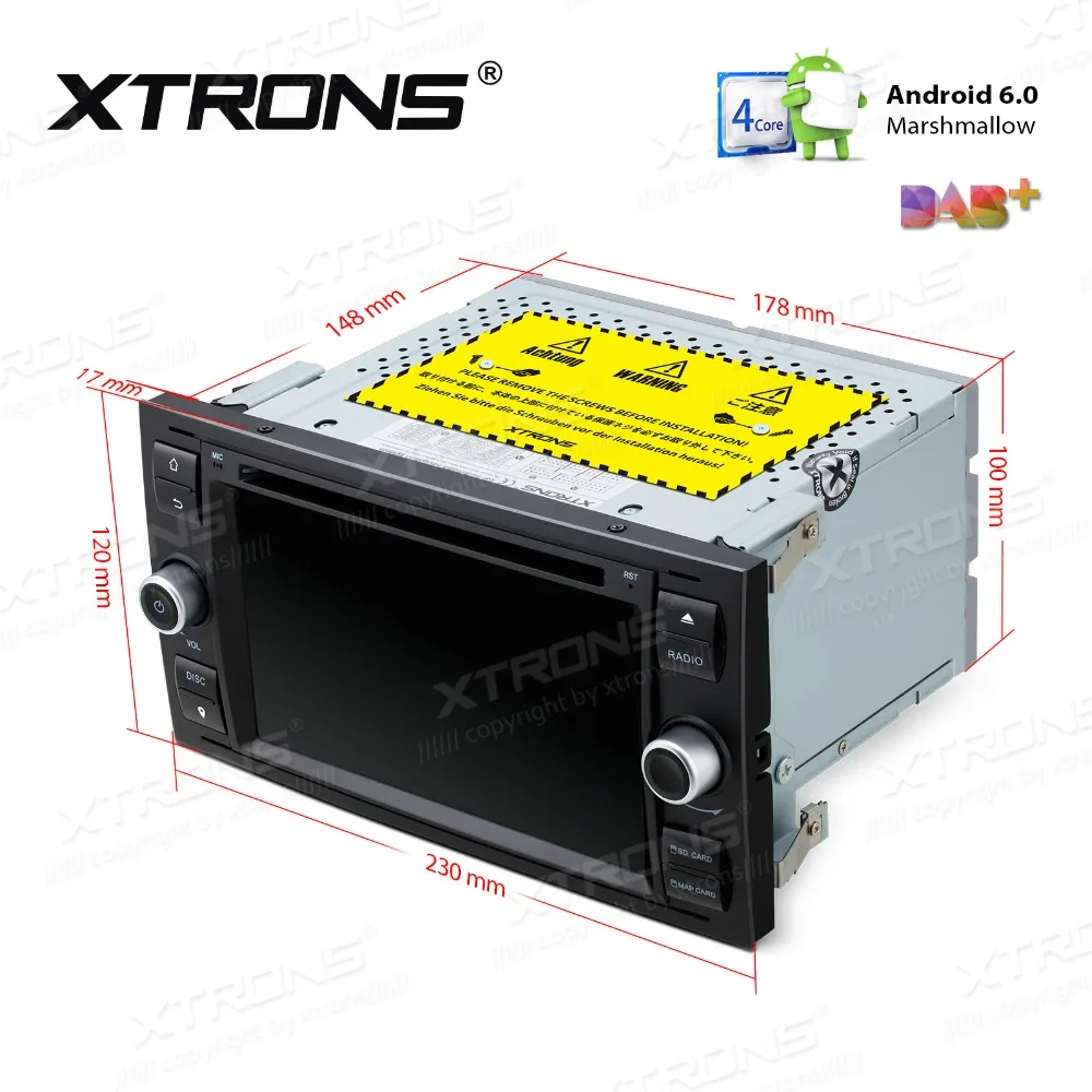 XTRONS 7 &quotAndroid видео автомобильное радио DVD плеер головное устройство стерео gps