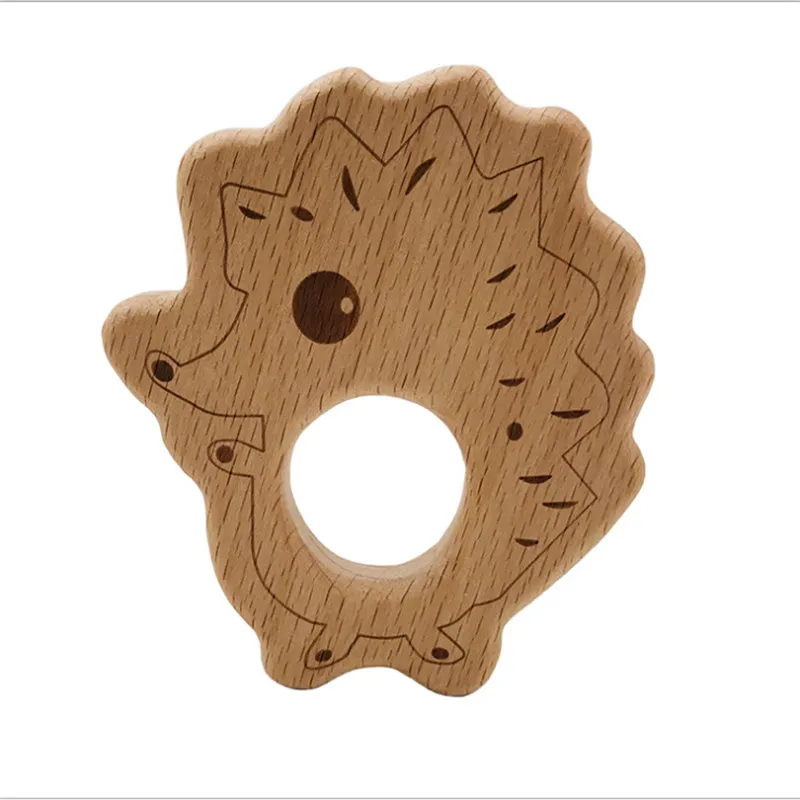 1 шт. деревянный Прорезыватель для зубов в виде животного|Детские прорезыватели| |