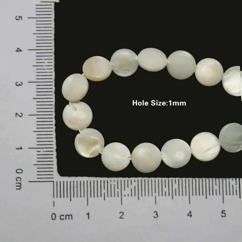 Новый дизайн 9 мм Плоская Круглая Форма натуральный пресноводный корпус бусины