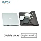 Двухслойный чехол-портфель для ноутбука, кожаный чехол из микрофибры для ноутбука 2018 MacBook Pro Air 1213, 315, 4