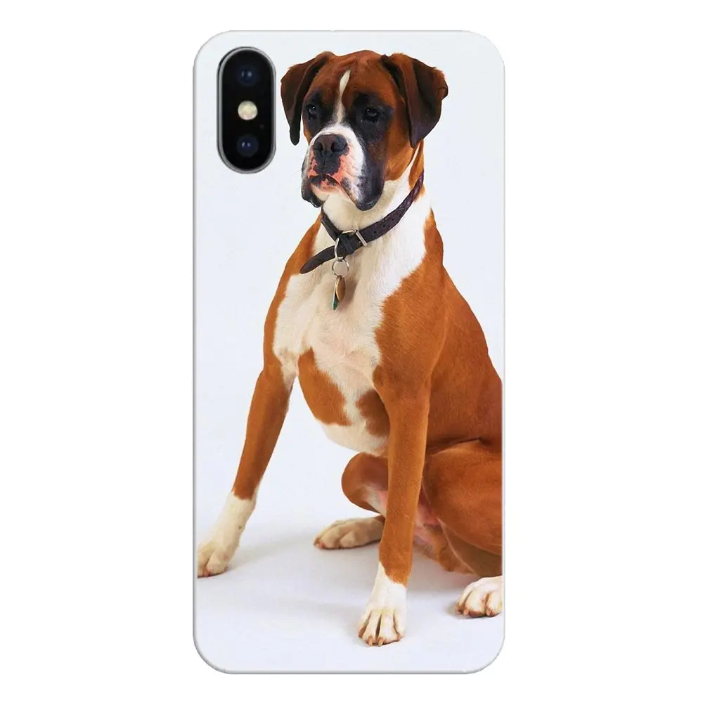 Боксер собака щенок художественный узор для iPod Touch iPhone 4 4S 5 5S 5C SE 6 6S 7 8 X XR XS Plus MAX