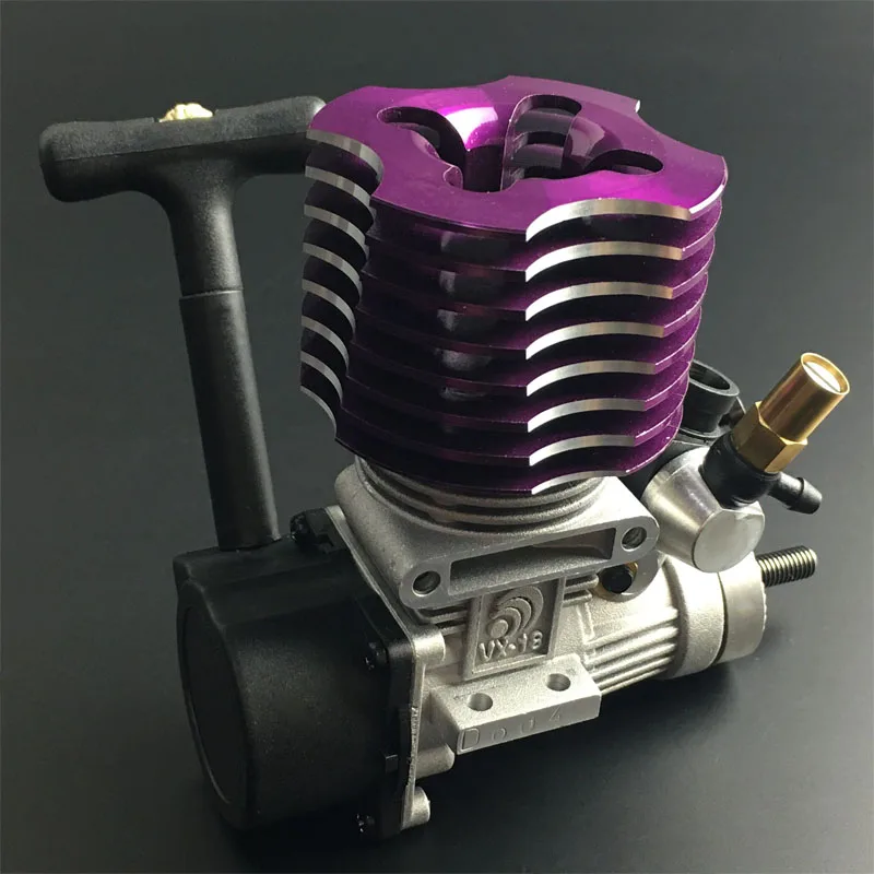 Радиоуправляемый HSP 02060 фиолетовый VX 18 Двигатель 2.74cc Тяговый стартер 1:10 Nitro