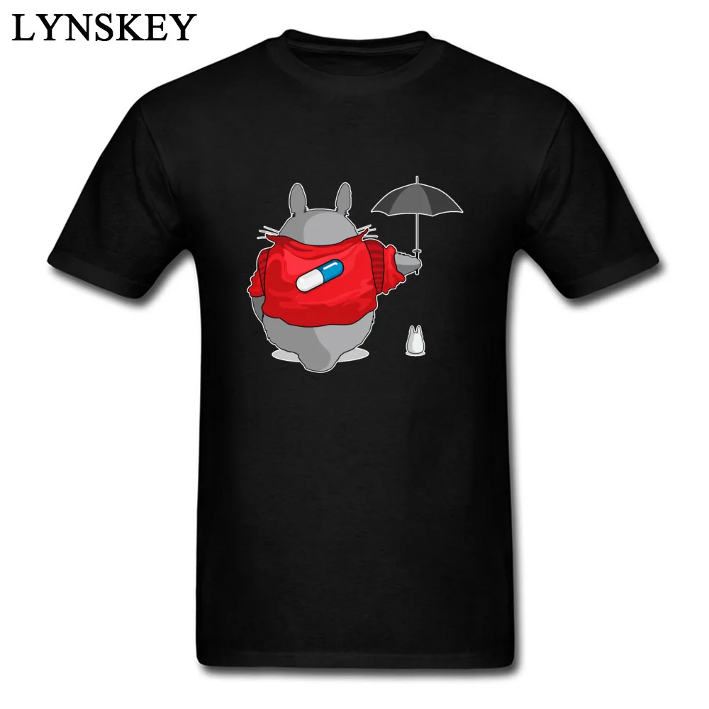 Цифровой японский шик Тоторо Meets Akira мужские футболки Аниме Графический Crewneck