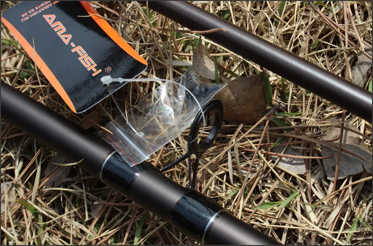 3.3m-3.6m Feeder Rod 3 Section Carbon Fiber Lure Fishing Rod Spinning With Spare 3 tips Distance Throwing Rod GAN062