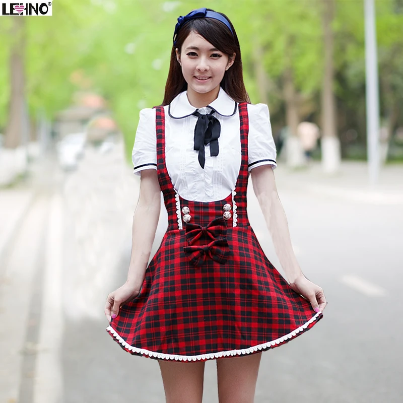 Школьная форма для девочек Повседневная рабочая одежда платье на бретельках