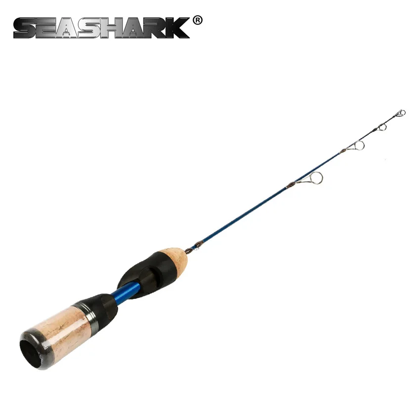 Seashark легкий лед удочка 71 5 см углеродного волокна зимняя Удочка спиннинг