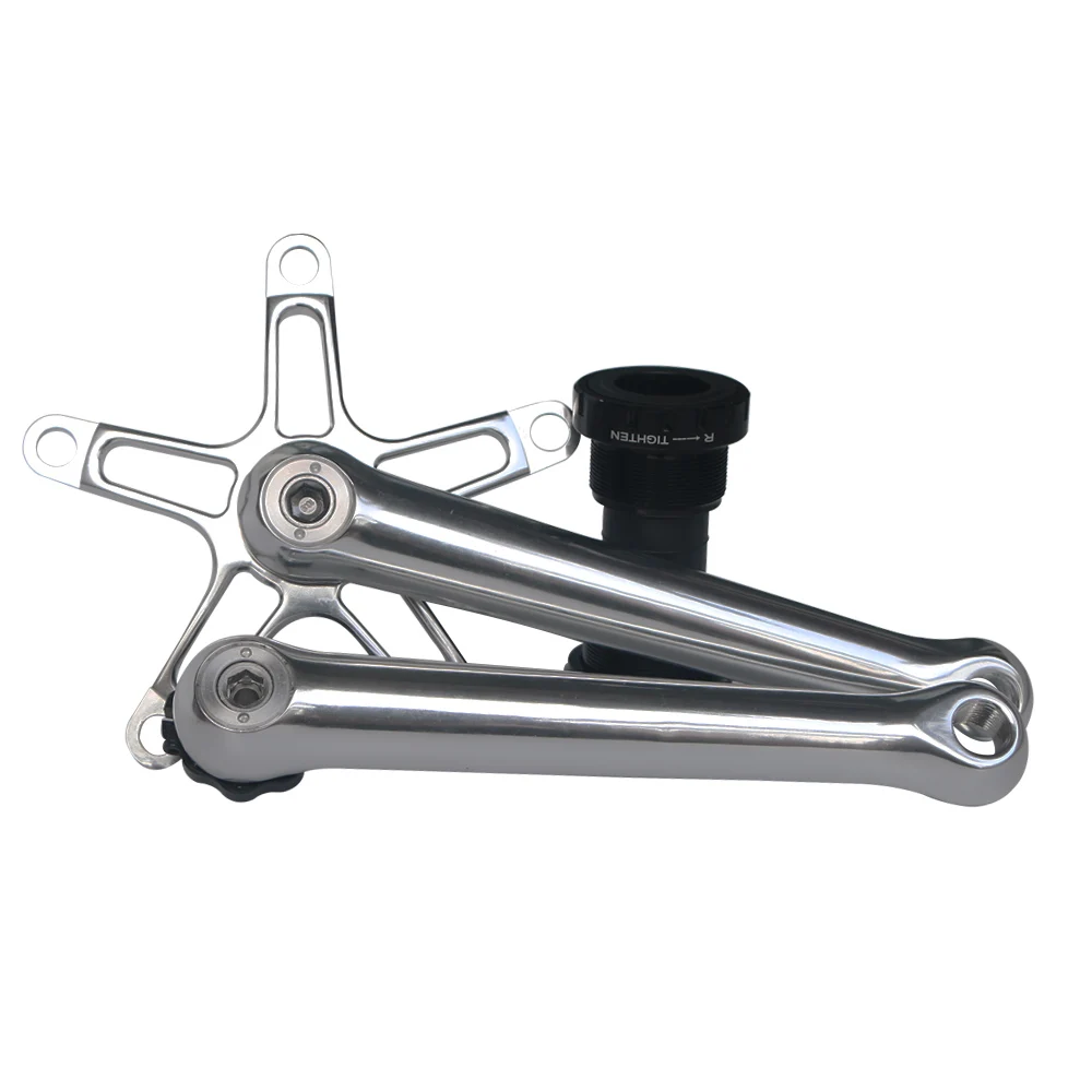AL7075 CNC велосипед Crankset для MTB дорожного велосипеда Brompton Crank Set BCD130 складной Arm длина