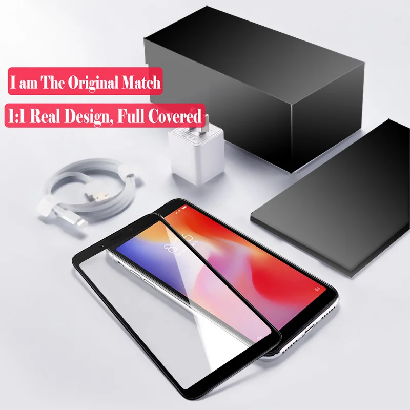 Защитное стекло закаленное 9H для Xiaomi Redmi 6A | Мобильные телефоны и аксессуары