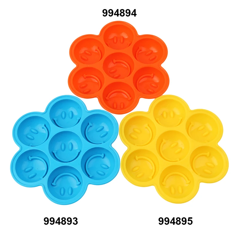 1PC DIY 2020 New Lovely 3D Smile Face Silicone Ice Cube Round Ball Mould Molds Tray Sphere Party Bar | Дом и сад