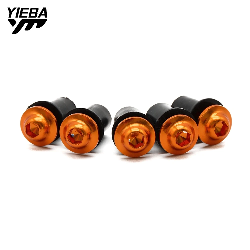 Комплект креплений винтовых гаек ветрового стекла мотоцикла для KAWASAKI NINJA 650R ER6F ER6N