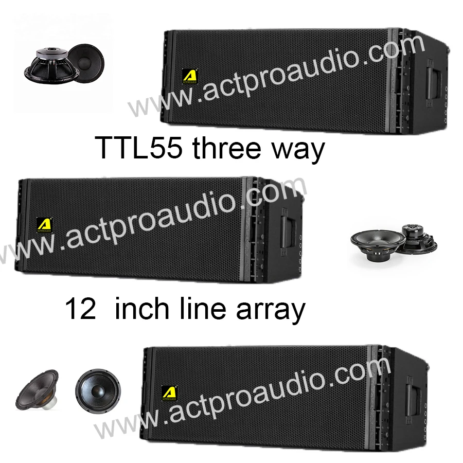 Трехполосная акустическая система TTL55 12 дюймов двойной 18-дюймовый сабвуфер