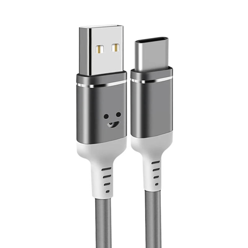 MEIDI USB кабель для светодиодного зарядного устройства для Xiaomi type C светильник ing Flash зарядное устройство кабель для Android голосовой светильник источник данных кабель - Название цвета: gray type c
