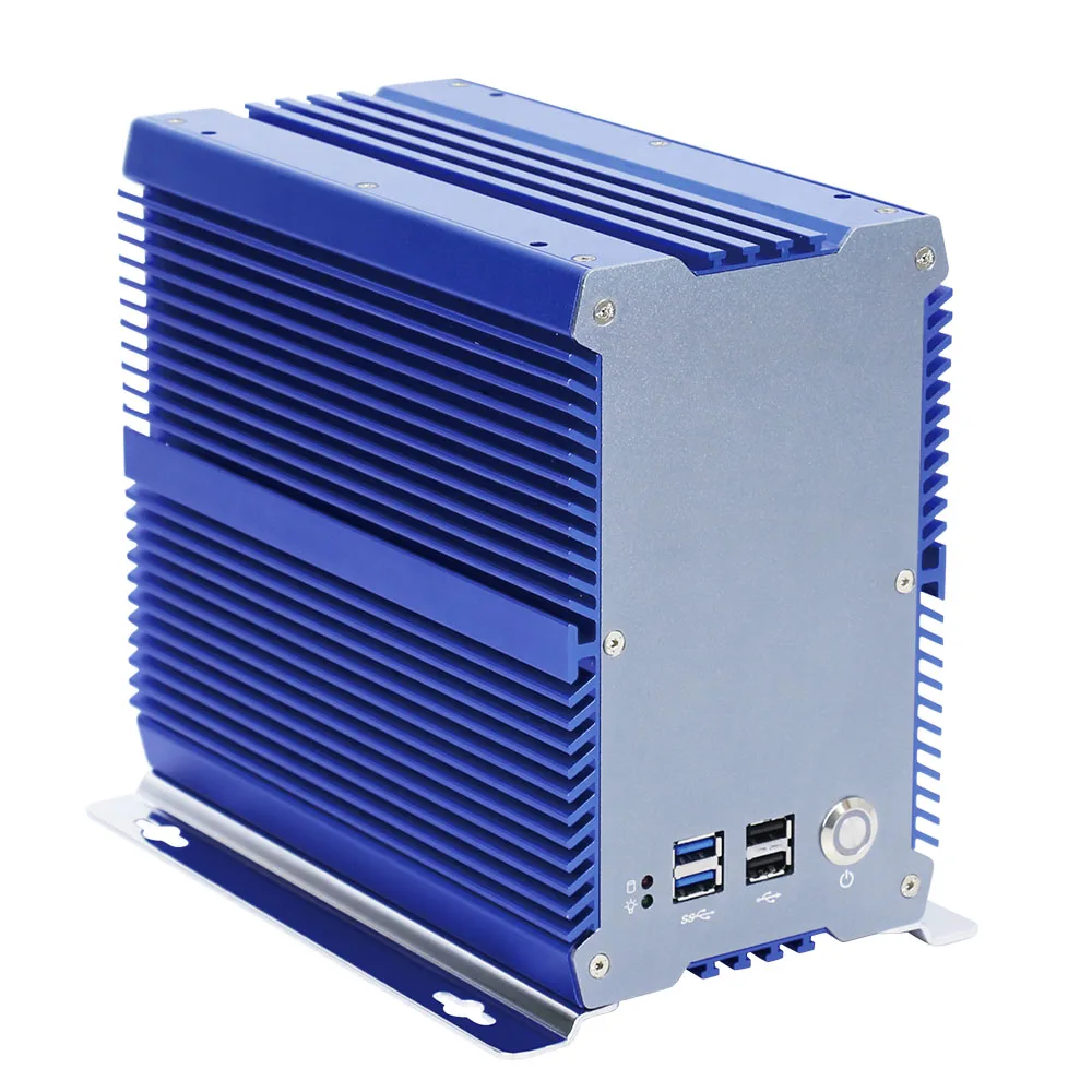 Прочный промышленный ПК Yanling 3965U безвентиляторный встроенный мини-ПК с двумя