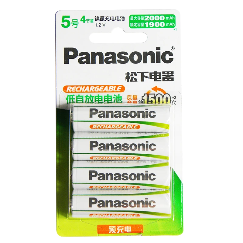Новинка Оригинальная Аккумуляторная батарея Panasonic AA 1 2 в 2000 мАч аккумуляторные