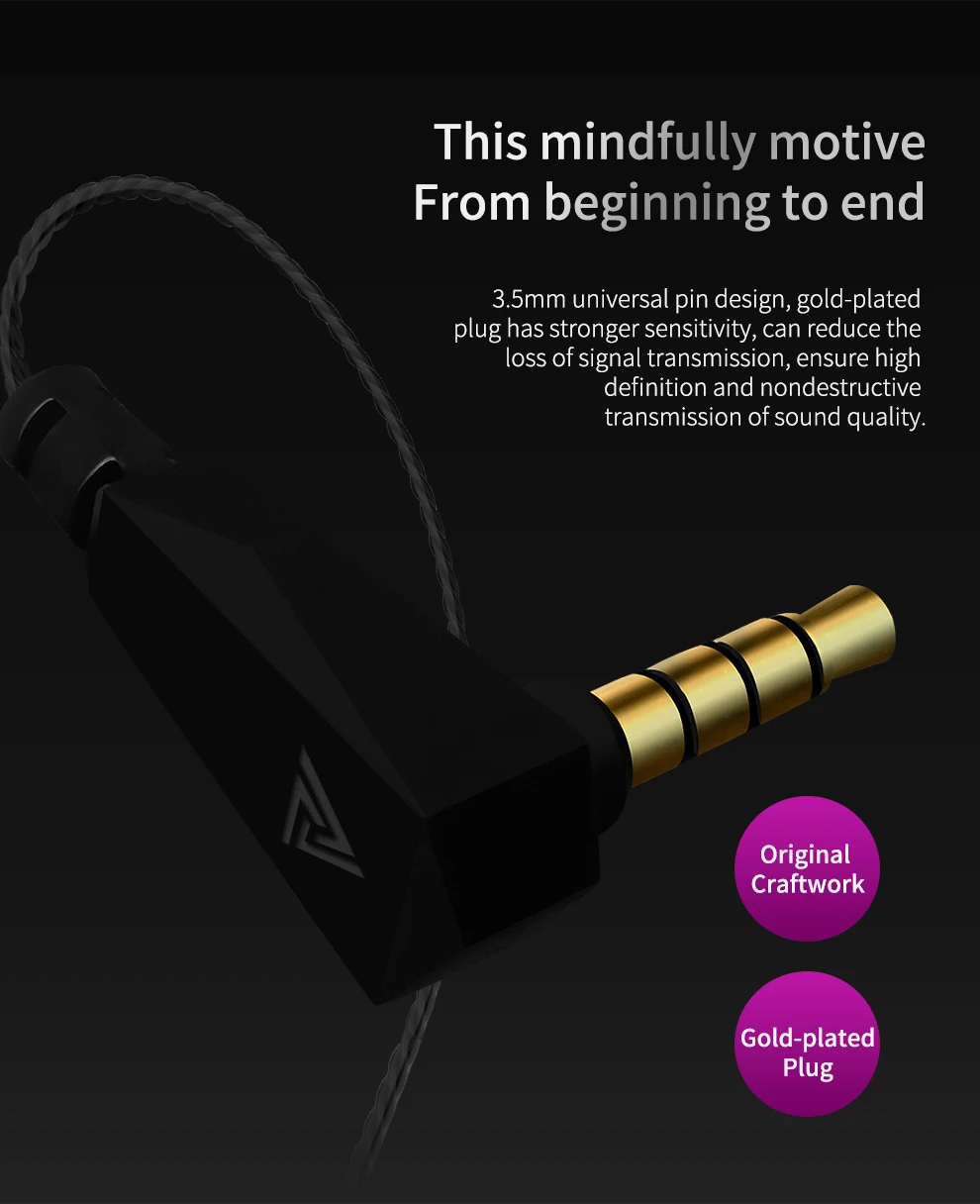Оригинальные QKZ VK4 красочные DD наушники вкладыши гарнитура HIFI бас шумоподавления наушники с микрофоном заменены кабель наушников