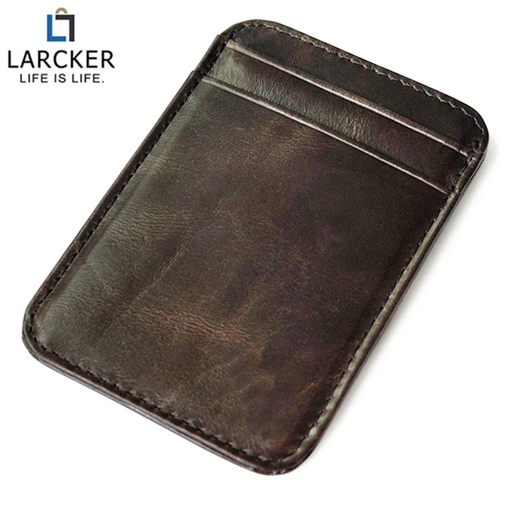 

Men Wallet Business Card Holder bank cardholder leather cow pickup package bus card holder Slim leather multi cards pack bag