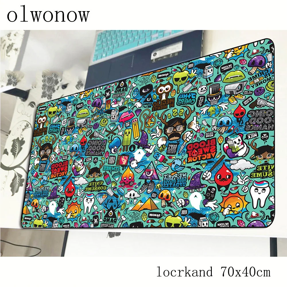 Коврик для мыши 70x40 см толстые игровые коврики Большие персонализированные