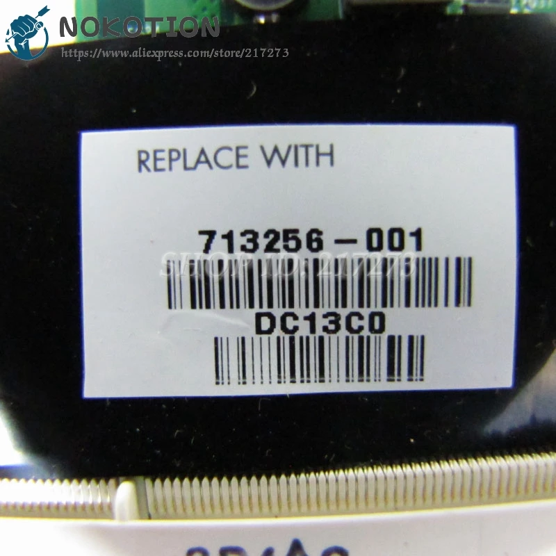 Материнская плата NOKOTION DA0R63MB6F1 для ПК материнская HP Pavilion 14-E 15-E 713256-001 713256-501 HM86 DDR3L