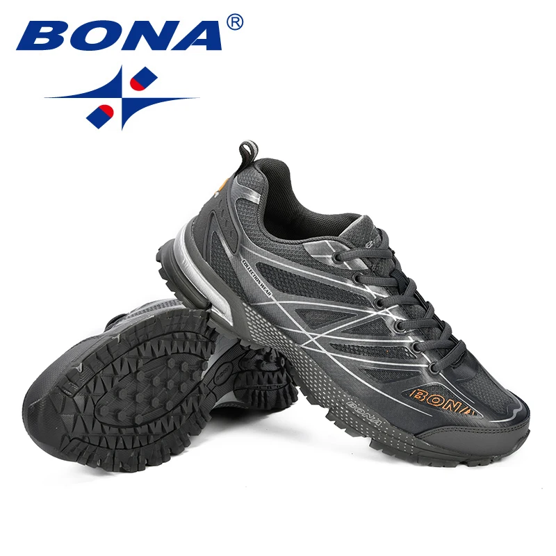 BONA New Fashion Outdoor Men Casual Shoes Trendy Comfortable Mens Sneakers Breathable Lightweight Man Walking Trainers