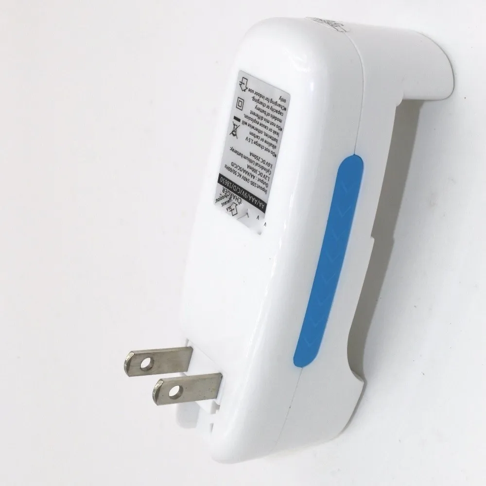 2 шт. перезаряжаемые батарейки 2000 мАч 9 В никель металлогидридная батарейка + AA AAA в