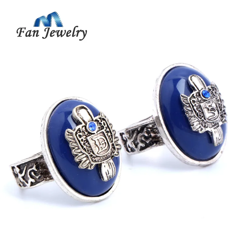 Оптовая Фильмы ювелирных Винтаж посеребренные вампира Дневники Дэймон кольцо