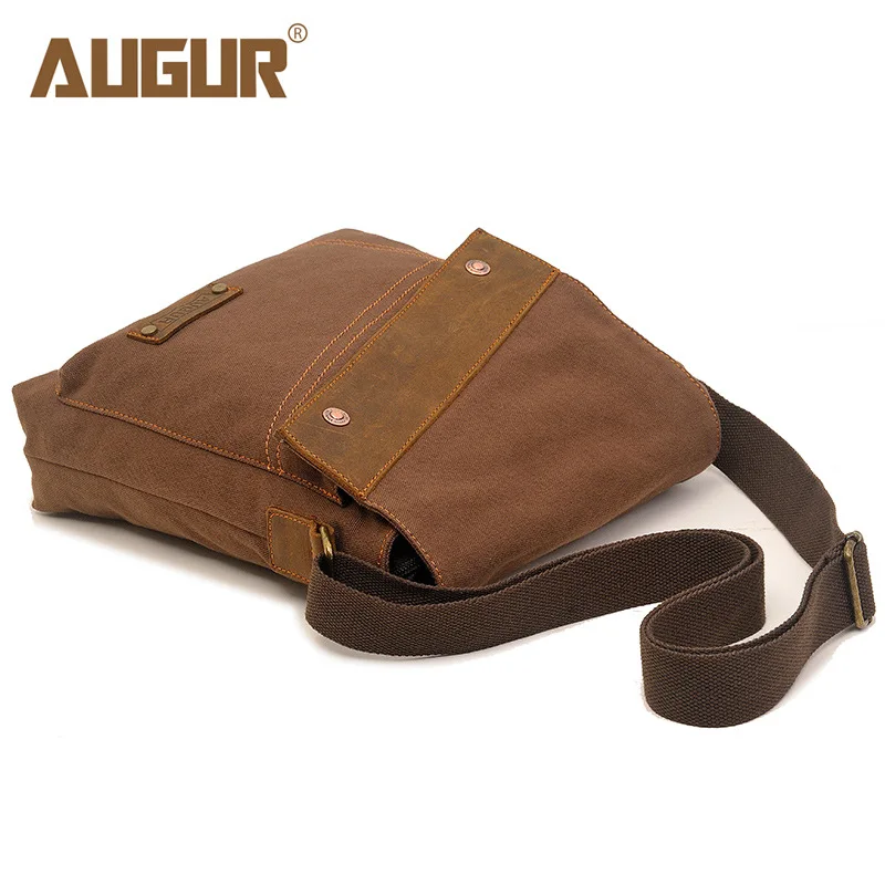 AUGUR Brand Hot Sell Men's Messenger Bags Casual Canvas Shoulder Bag Male Crossbody For Men bolsa masculina Travel |