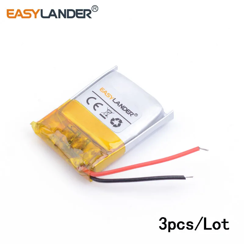 3 шт./лот 601525 7 V 150mah литий полимерный аккумулятор с защитной платой для MP3 MP4 MP5 GPS