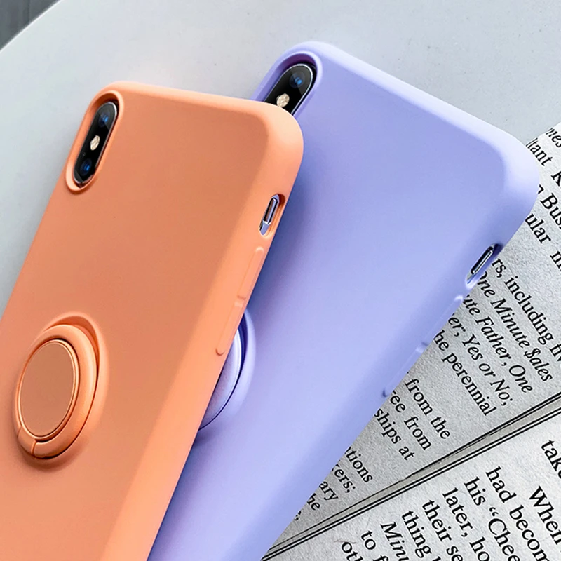 Роскошный мягкий силиконовый чехол для iPhone XR XS Max X R 7 металлическое