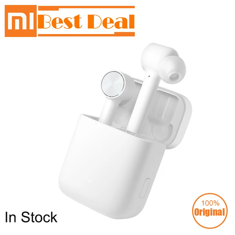 Xiaomi mi Airdots Pro mi Air TWSEJ01J беспроводные Bluetooth наушники HD шумоподавление сенсорное управление - Цвет: Xiaomi Air Earphone