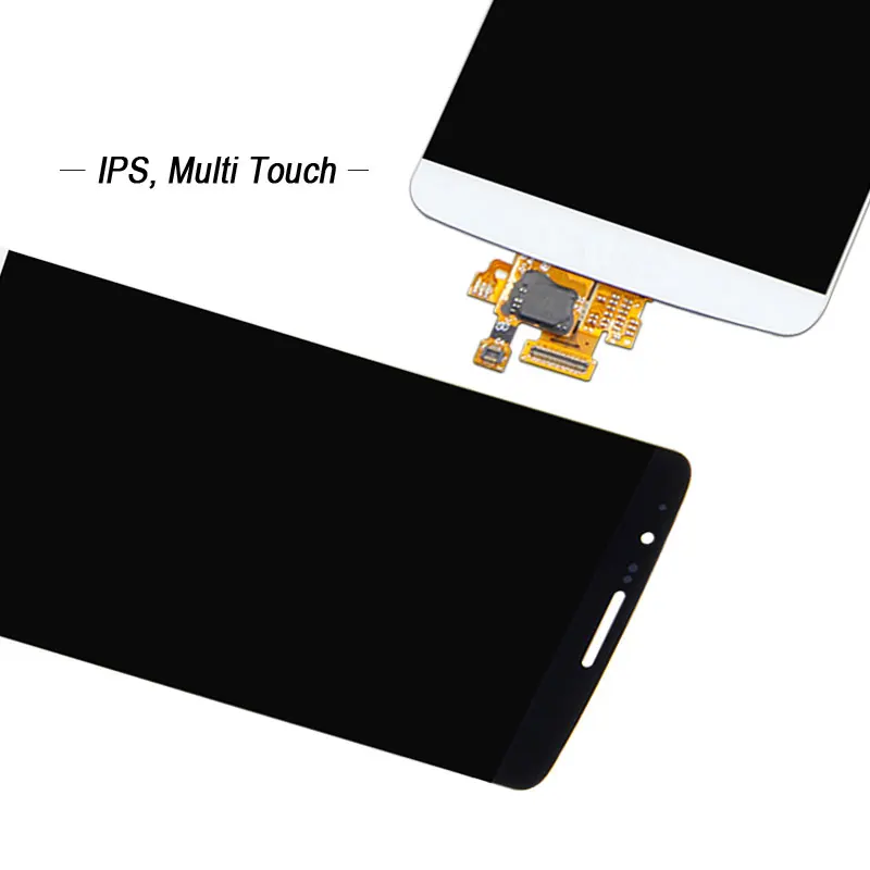 5 &quotдля LG G3 D850 D851 D855 VS985 LS990 ЖК Дисплей кодирующий преобразователь сенсорного