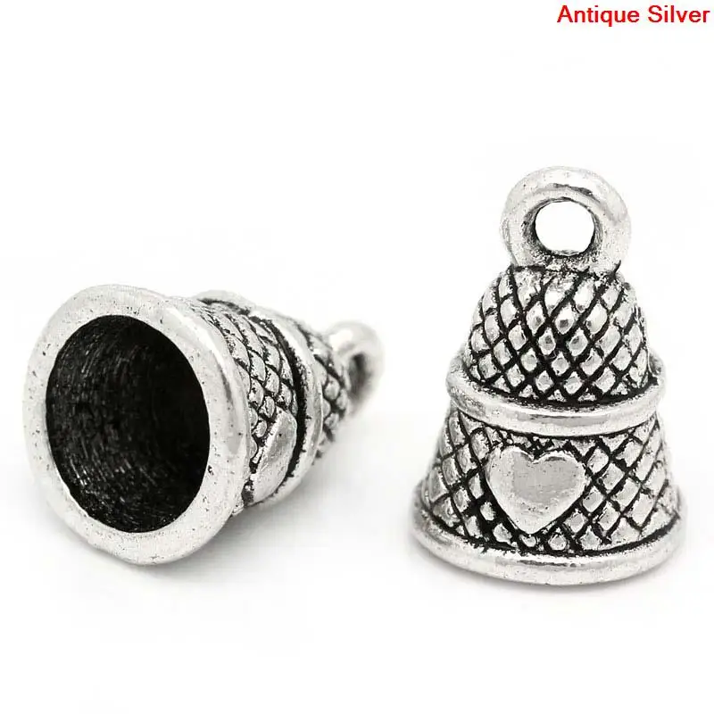 DoreenBeads Очаровательная подвеска часы из металлического сплава цинка античный