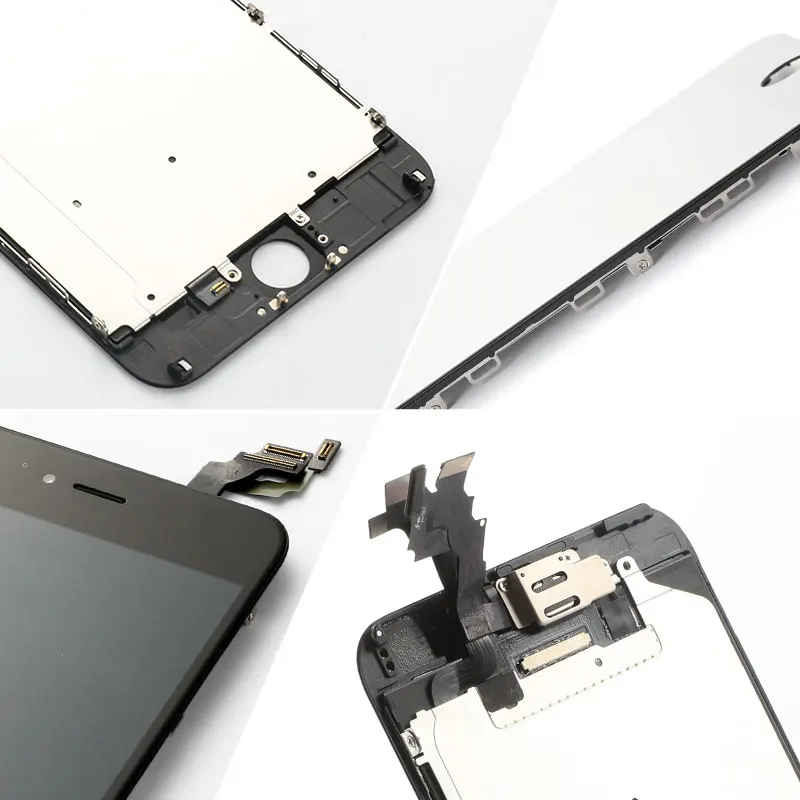 YWEWBJH 10 шт. протестированный AAA для iPhone 6 Plus экран в сборе с камерой без кнопки домой