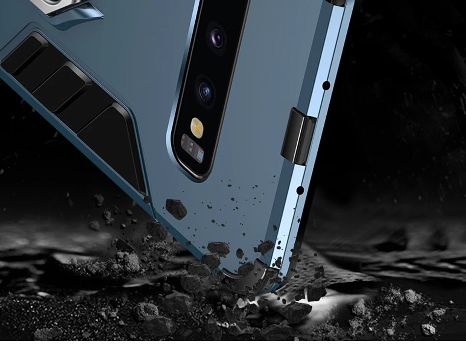 ITEUU Антидетонационная подставка держатель Броня чехол для samsung S10 S10 Plus S10E Чехлы Противоударный задняя крышка S10 S10PLUS S10E