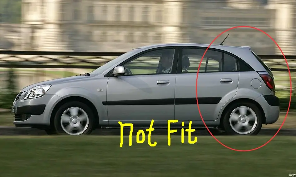 OE стиль автомобиля Брызговики для Kia Rio седан 2006 2007 2008 2009 2010 2011 брызговики брызговик аксессуары для брызговиков