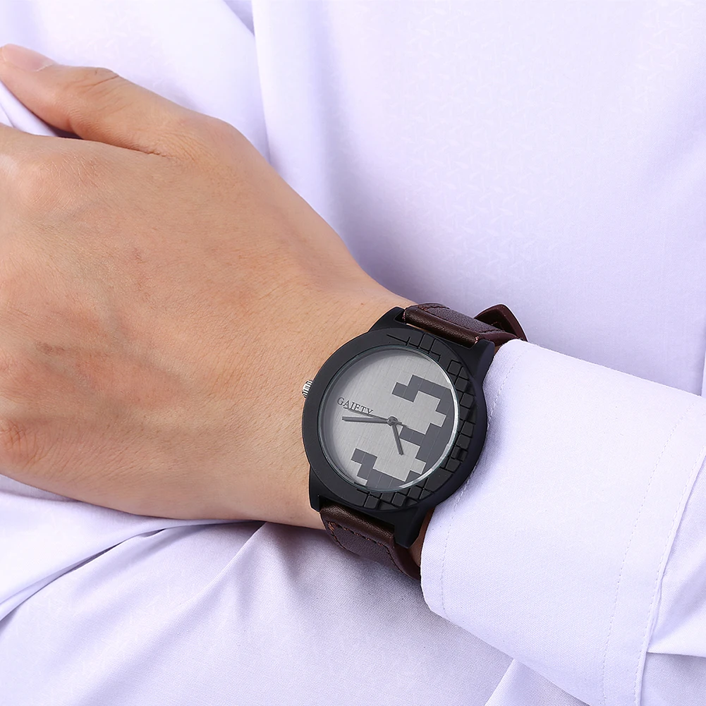 VH 2017 Для мужчин S Часы Роскошные Кварцевые часы Повседневное кожа наручные hodinky