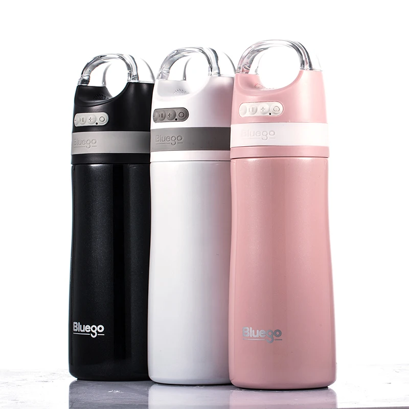 Bluetooth умная Спортивная музыкальная бутылка для воды из нержавеющей стали с