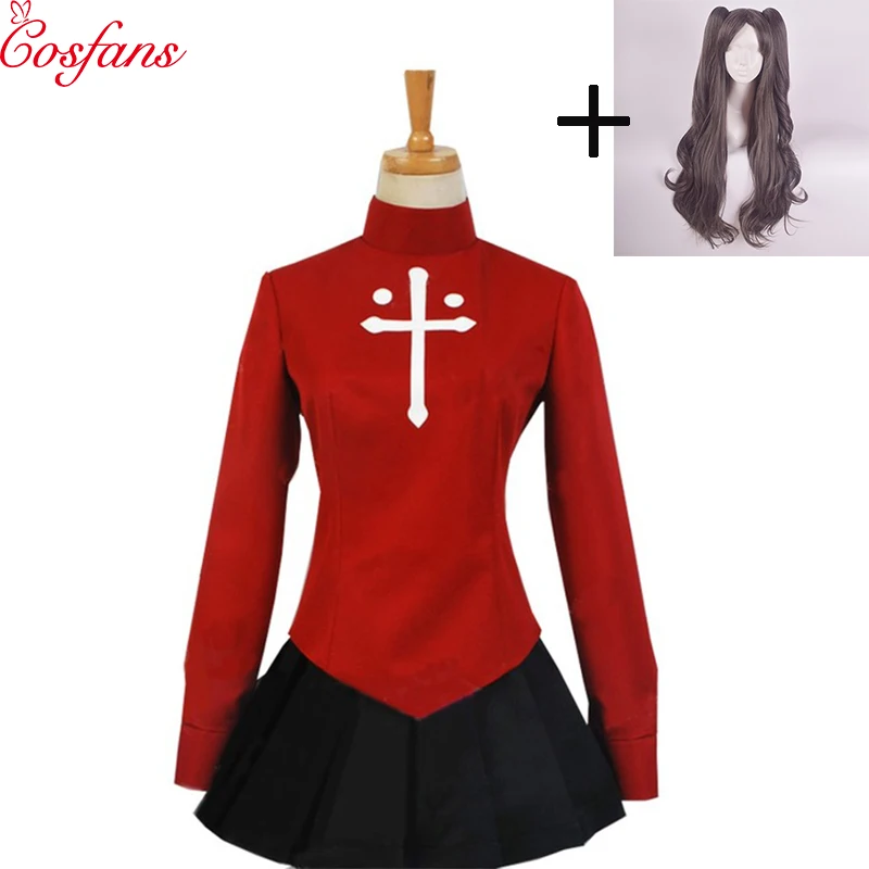 Костюм для косплея на Хэллоуин платье Fate/Stay Night Rin Tohsaka аниме повседневная