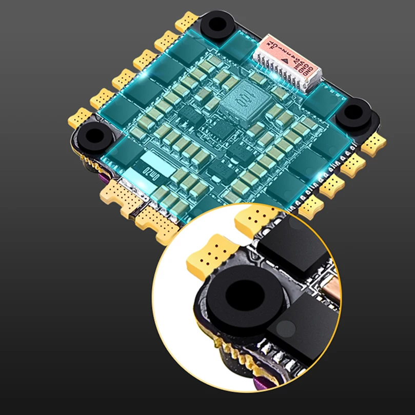 Flycolor X Cross 60A BLheli_32 3 6S 4in1 ESC 5V BEC выход STM32F0 процессор электронный контроллер