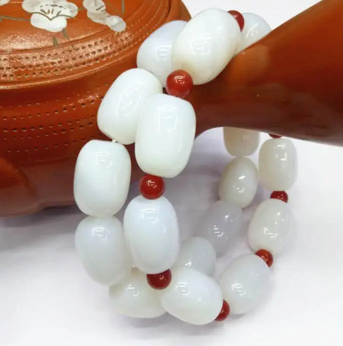 Bracelet++Trendy original hand ornament natural bucket Bead Bracelet DIY drum bead string stone | Украшения и аксессуары
