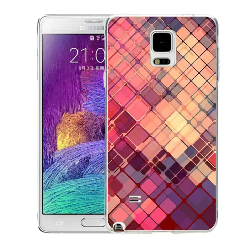 QMSWEI TPU Soft Phone Case For samsung Note5 S8 s6 s7 edge s4 s5 s3 C5 C9 note3 note4 S9plus Flora Grid Cow Silicone Cover |