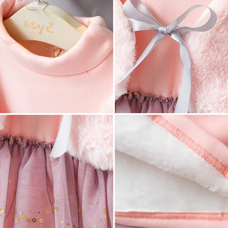 Baby Girl Dress 2021 New Autumn Spring Casual Cute Kids Long Sleeve Christmas Princess For Girls Clothes 2 3 4 5 6 7 Years | Детская