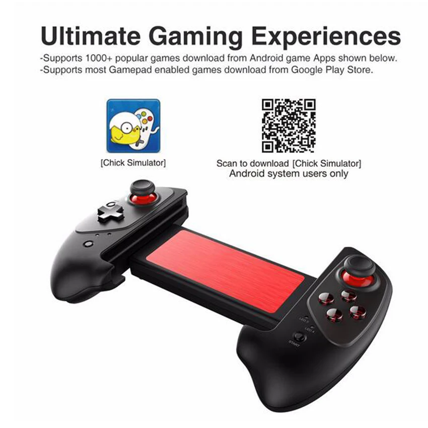 PG 9083 Bluetooth 3 0 беспроводной геймпад Телескопический игровой контроллер для Android/ iOS