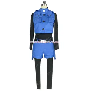 Униформа голубого цвета Ansatsu Kyoushitsu Kaede Kayano для косплея, класс убийц, 2020, полный комплект