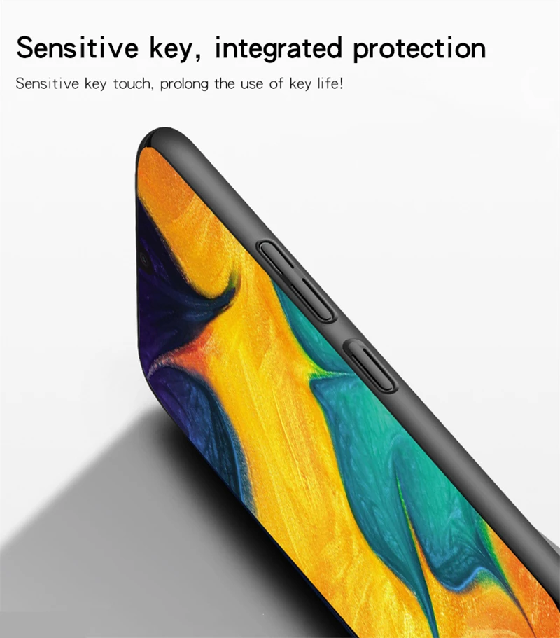 Чехол для Samsung Galaxy A40 тонкий классический матовый чехол из поликарбоната с